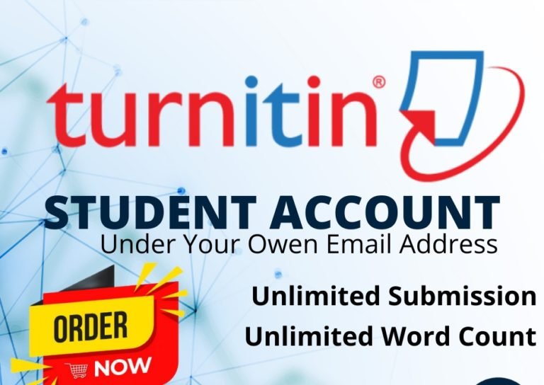 Turnitin account for sale | Personal Account 2024